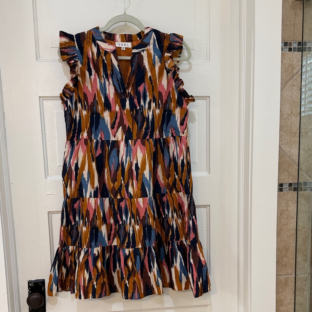 THML Multicolor Abstract Dress